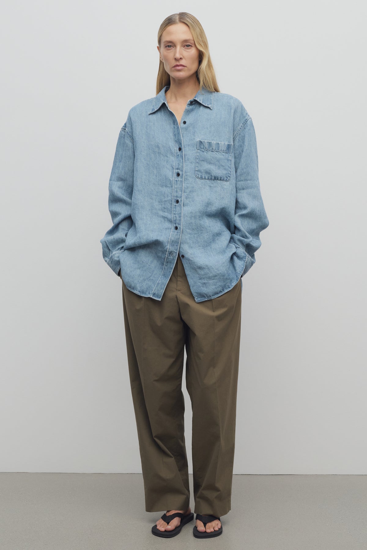 Lilas 코튼 팬츠