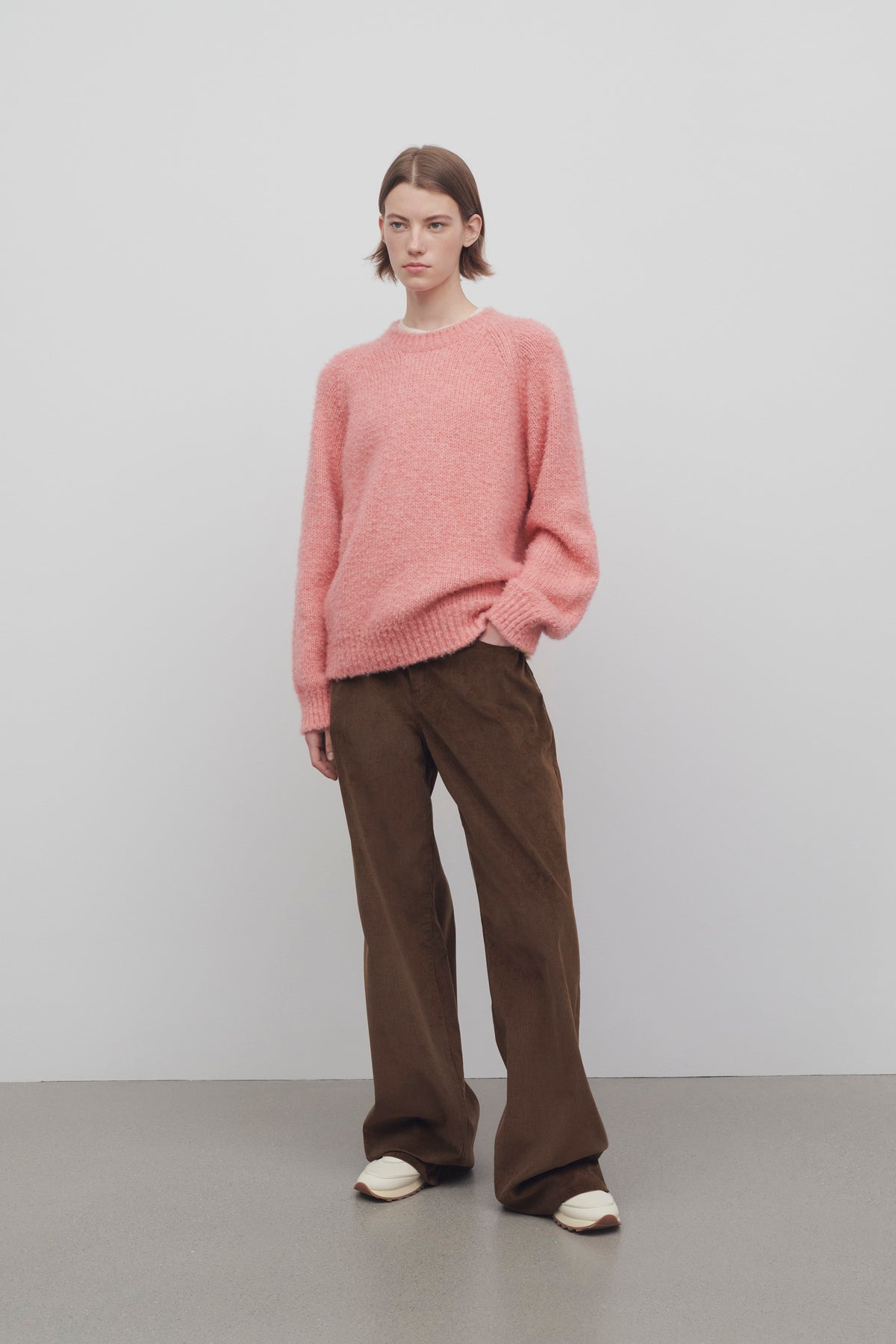 Eglitta Pant in Cotton Cashmere Corduroy