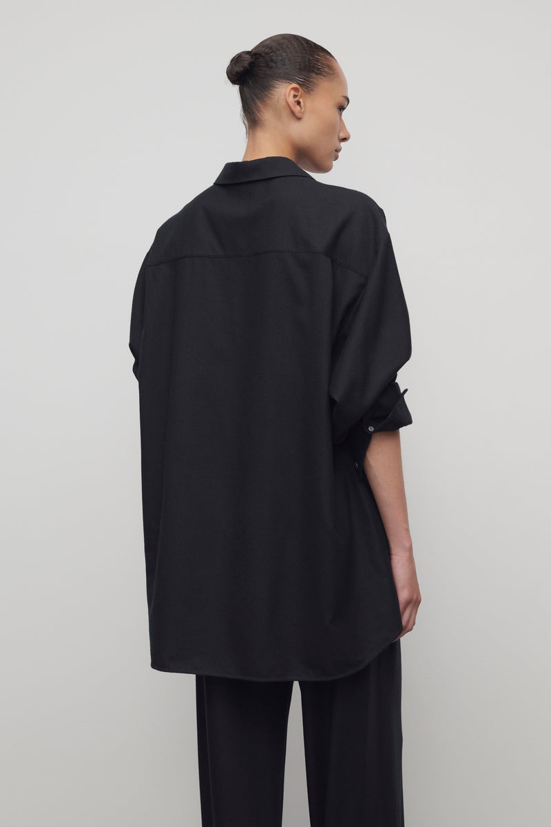 Luka Camicia in Lana Vergine