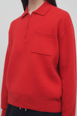 Halvar Polo Sweater in Cashmere