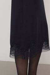 Mea 실크 스커트