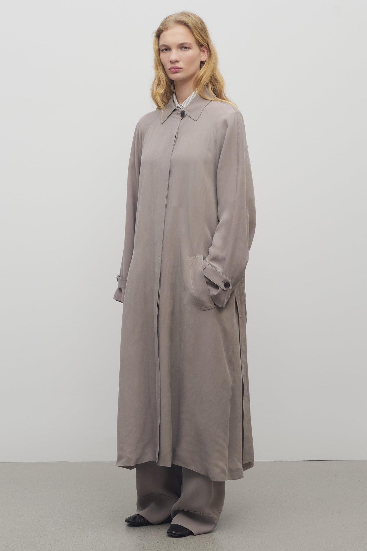 Ryo Cappotto in Cupro
