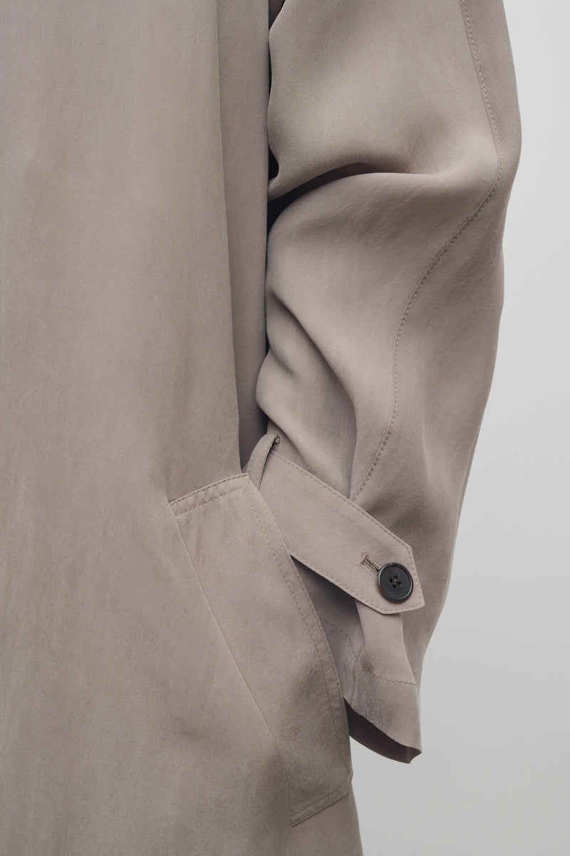 Ryo Cappotto in Cupro