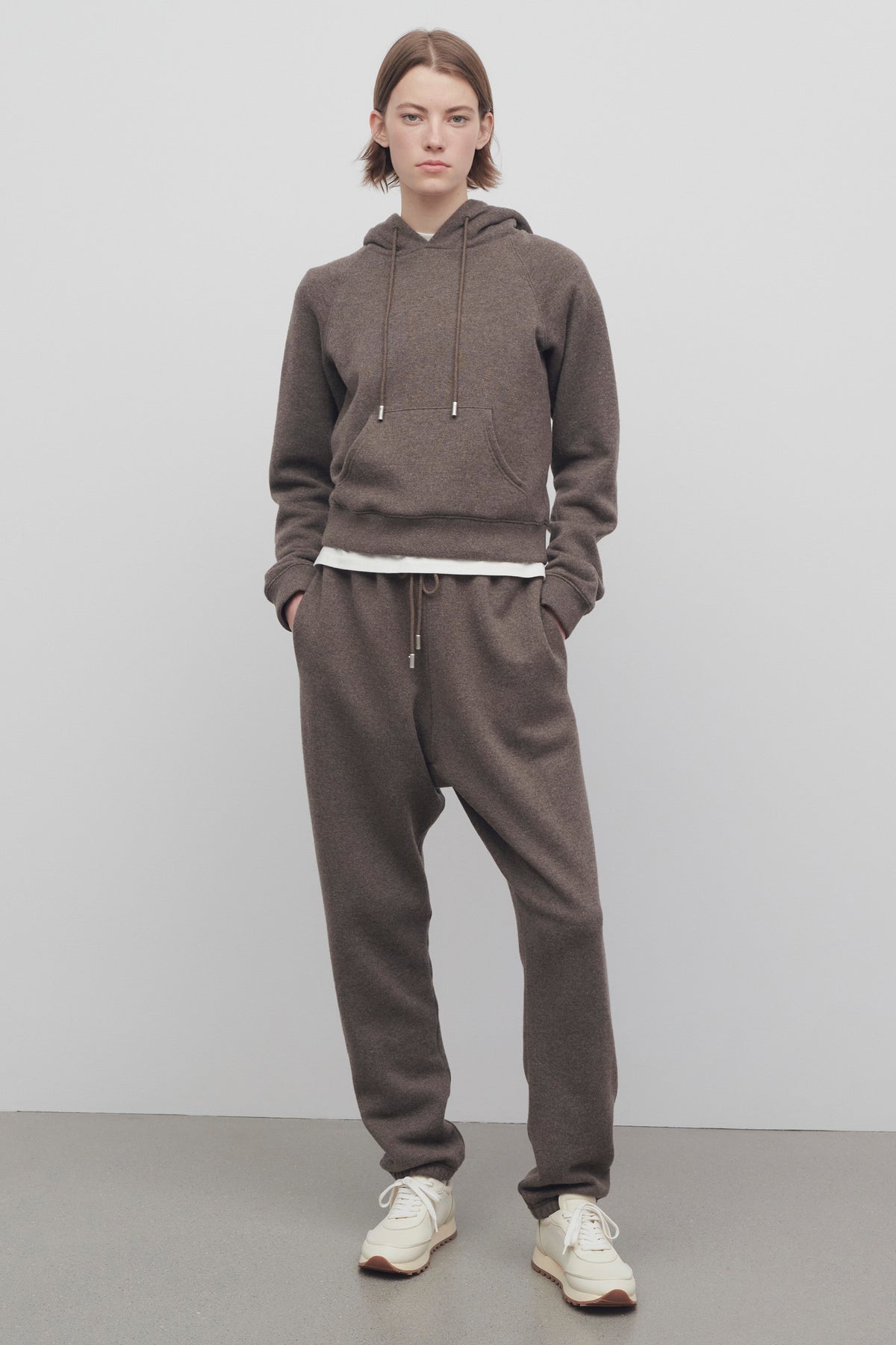 Teo Pantaloni in Cashmere e Cotone