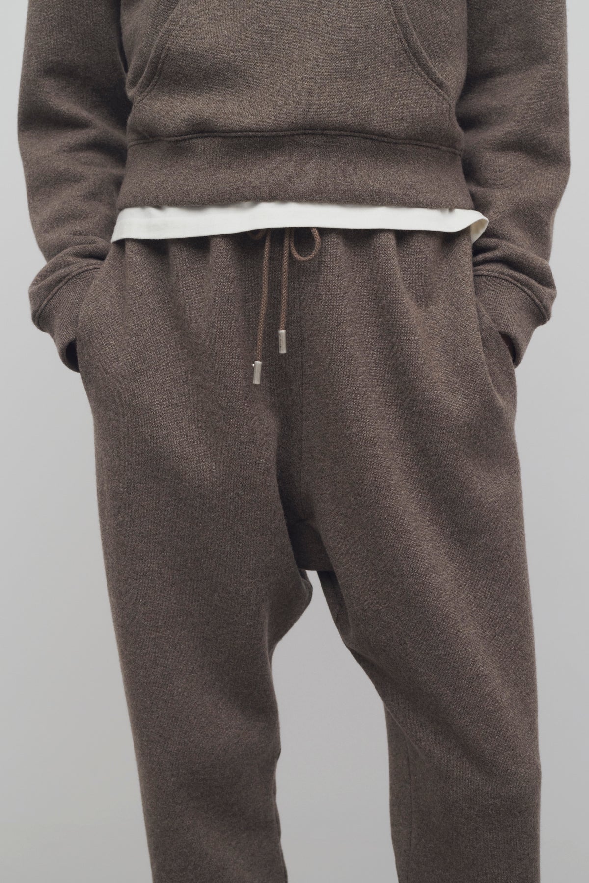 Teo Pantaloni in Cashmere e Cotone