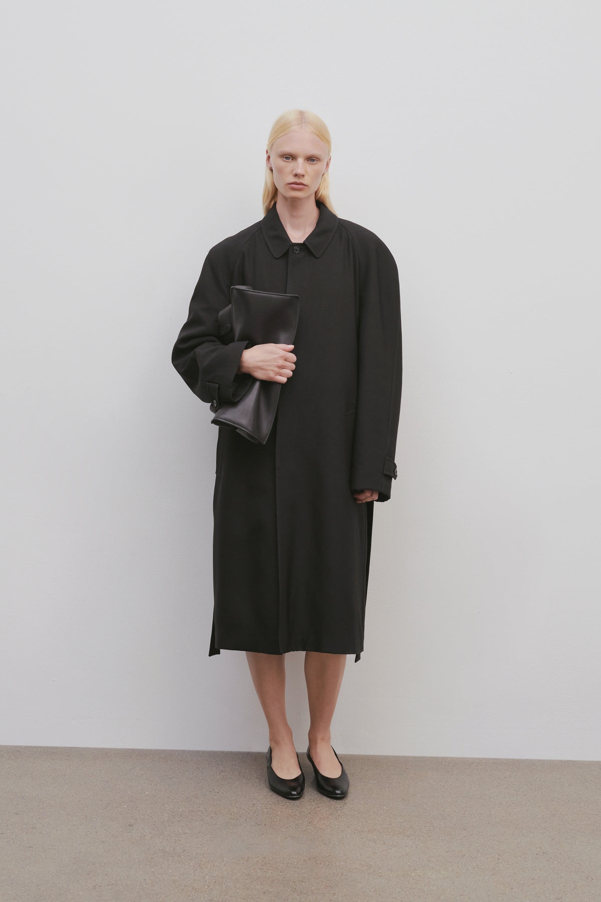 Devitt Coat in Wool and Silk