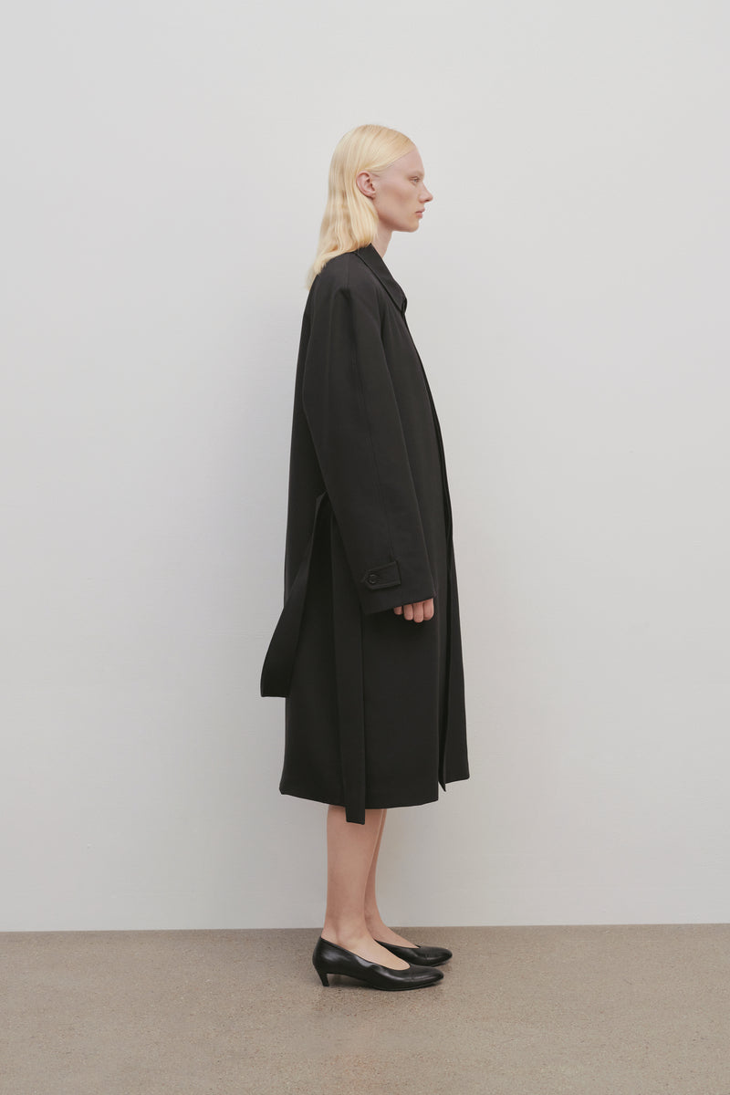 Devitt Coat in Wool and Silk