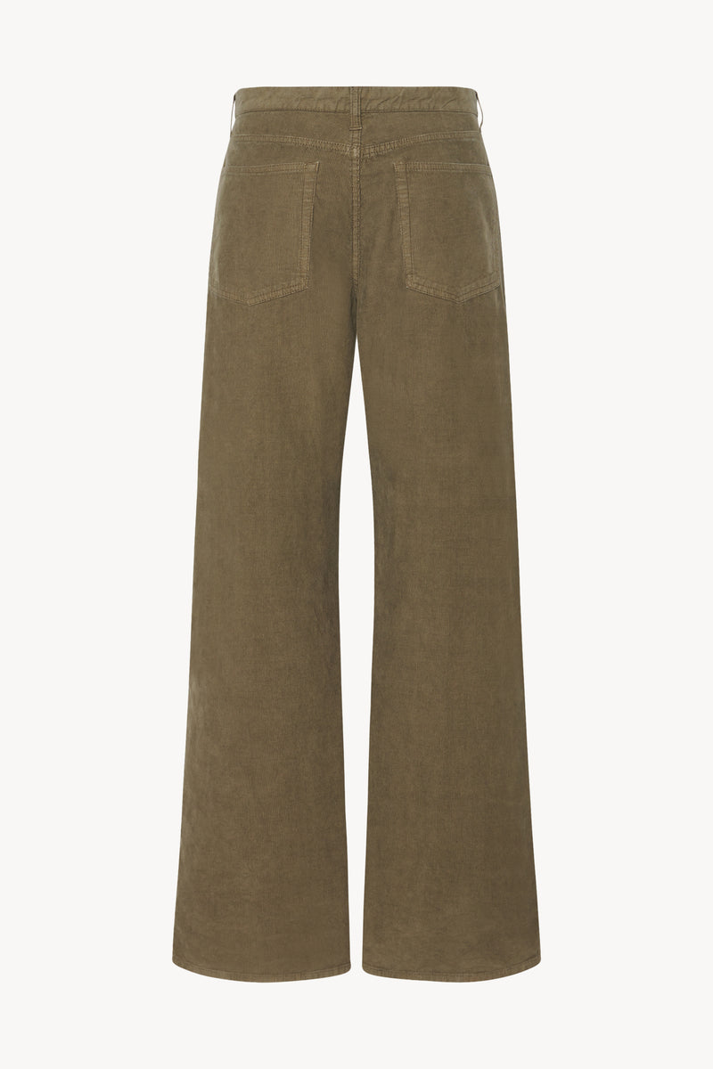 Pantalon Eglitta en Velours Côtelé De Coton