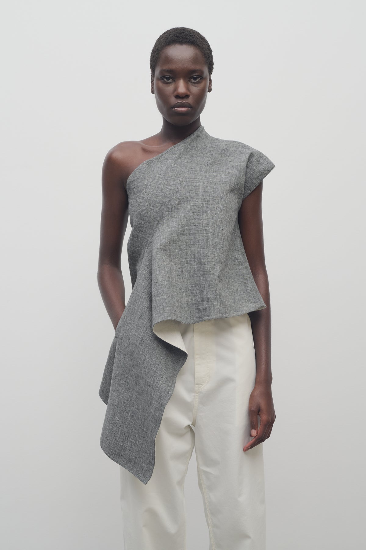 Zena Top in Lino