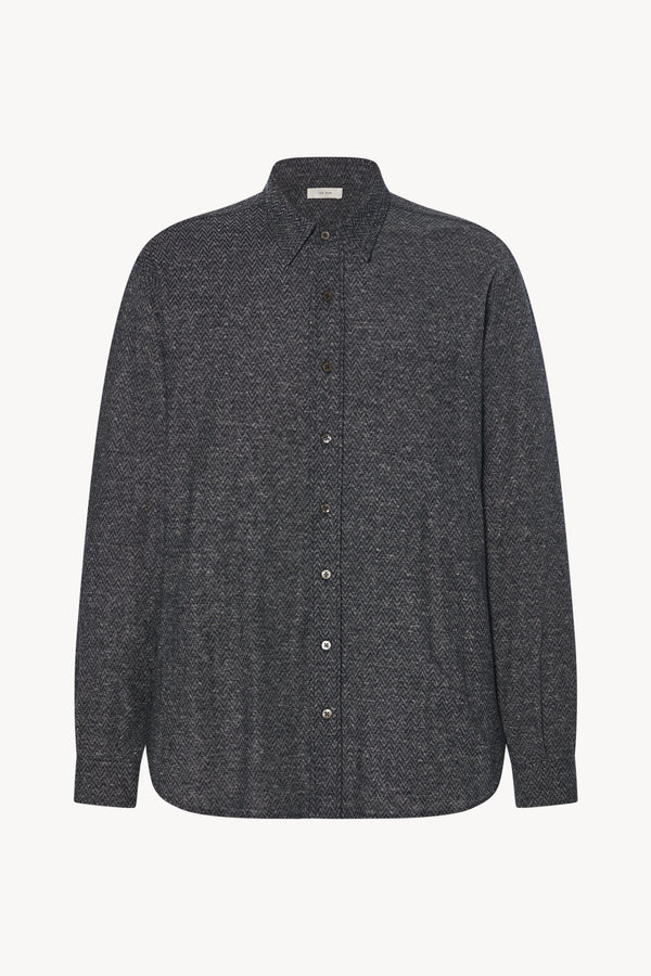 Cardiff Shirt in Cotton and Linen