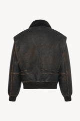 Herzog Jacket in Leather and Shearling