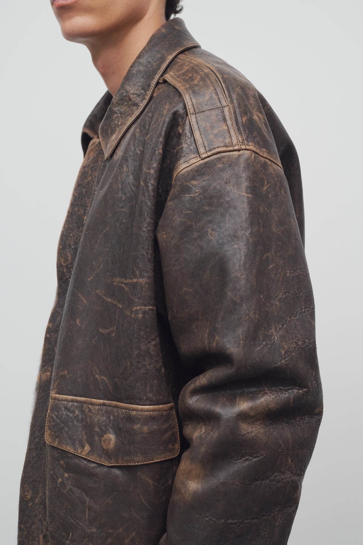 Orwell Jacket in Leather