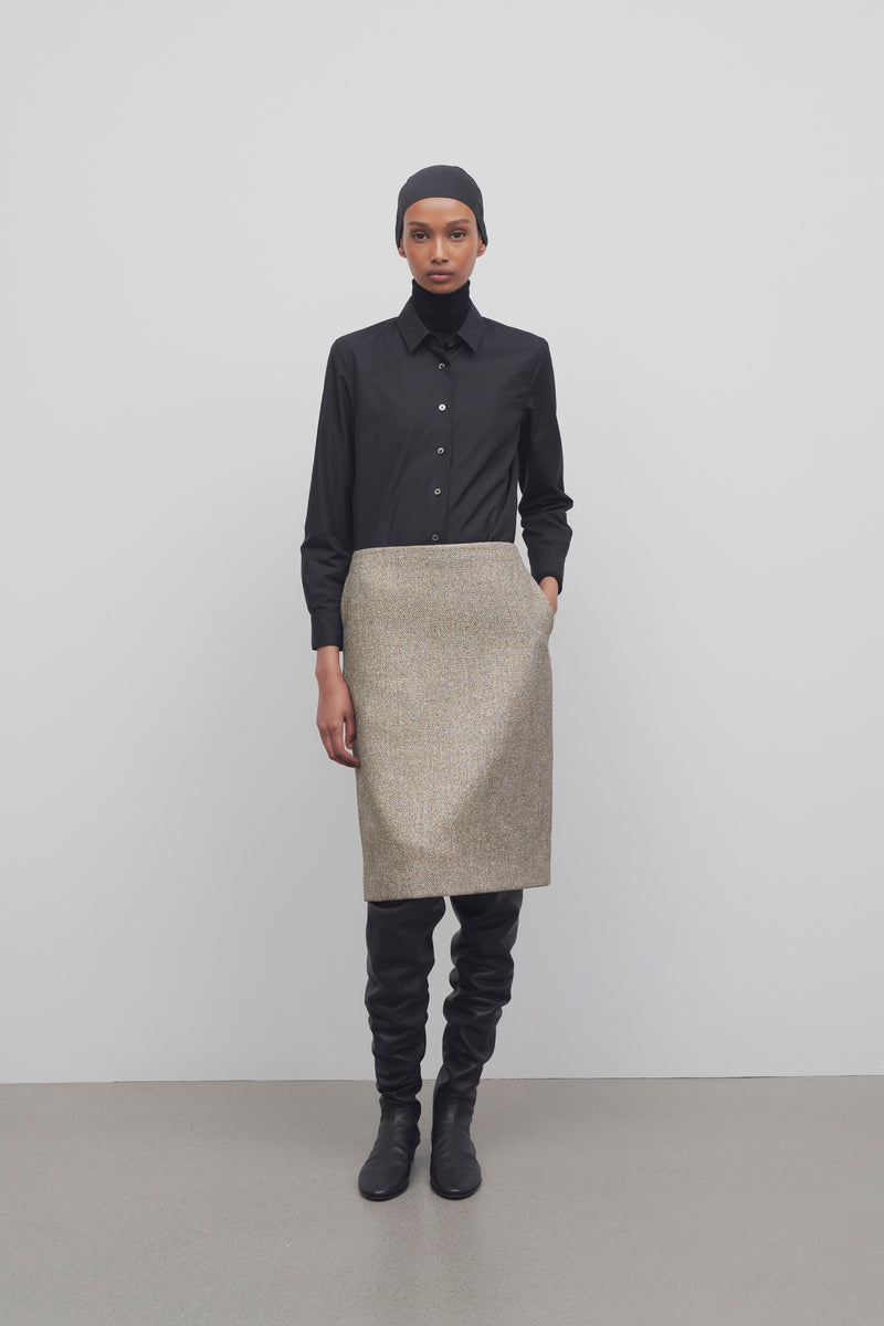 Corinna Skirt in Lurex Canvas