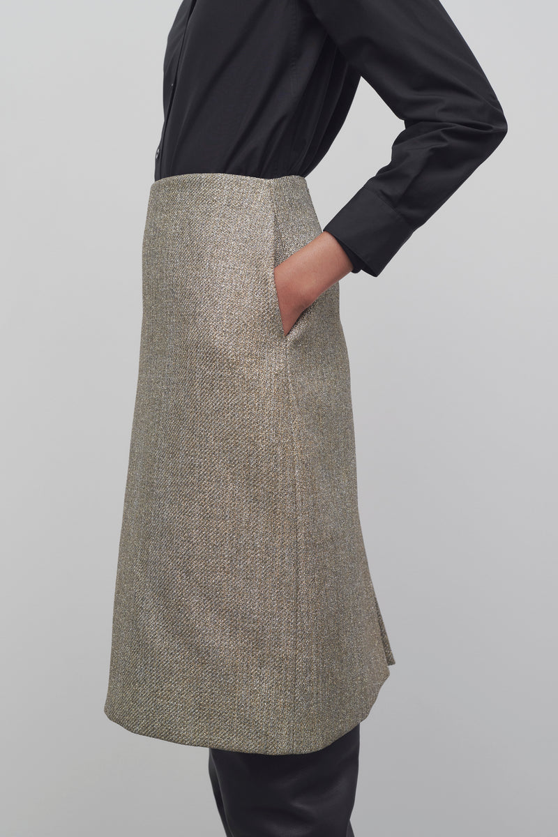 Corinna Skirt in Lurex Canvas