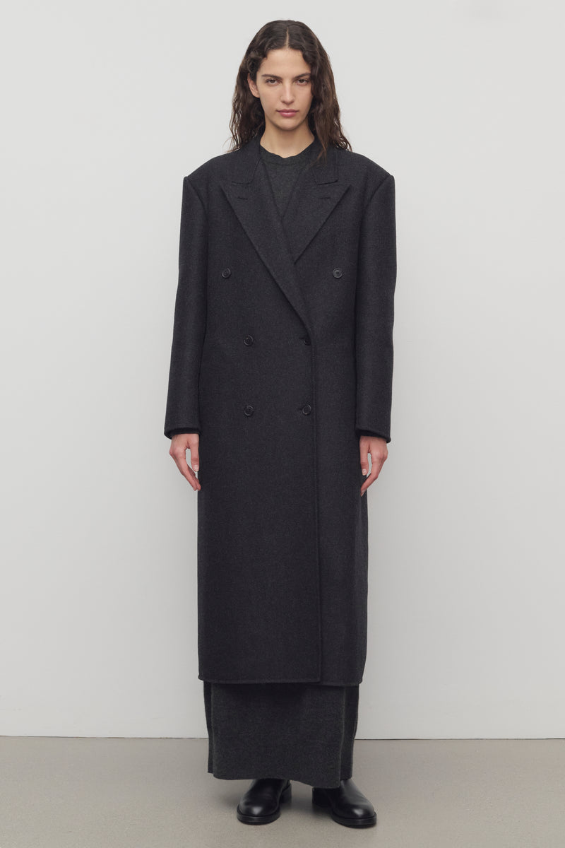 Hariet Coat in Virgin Wool and Cashmere