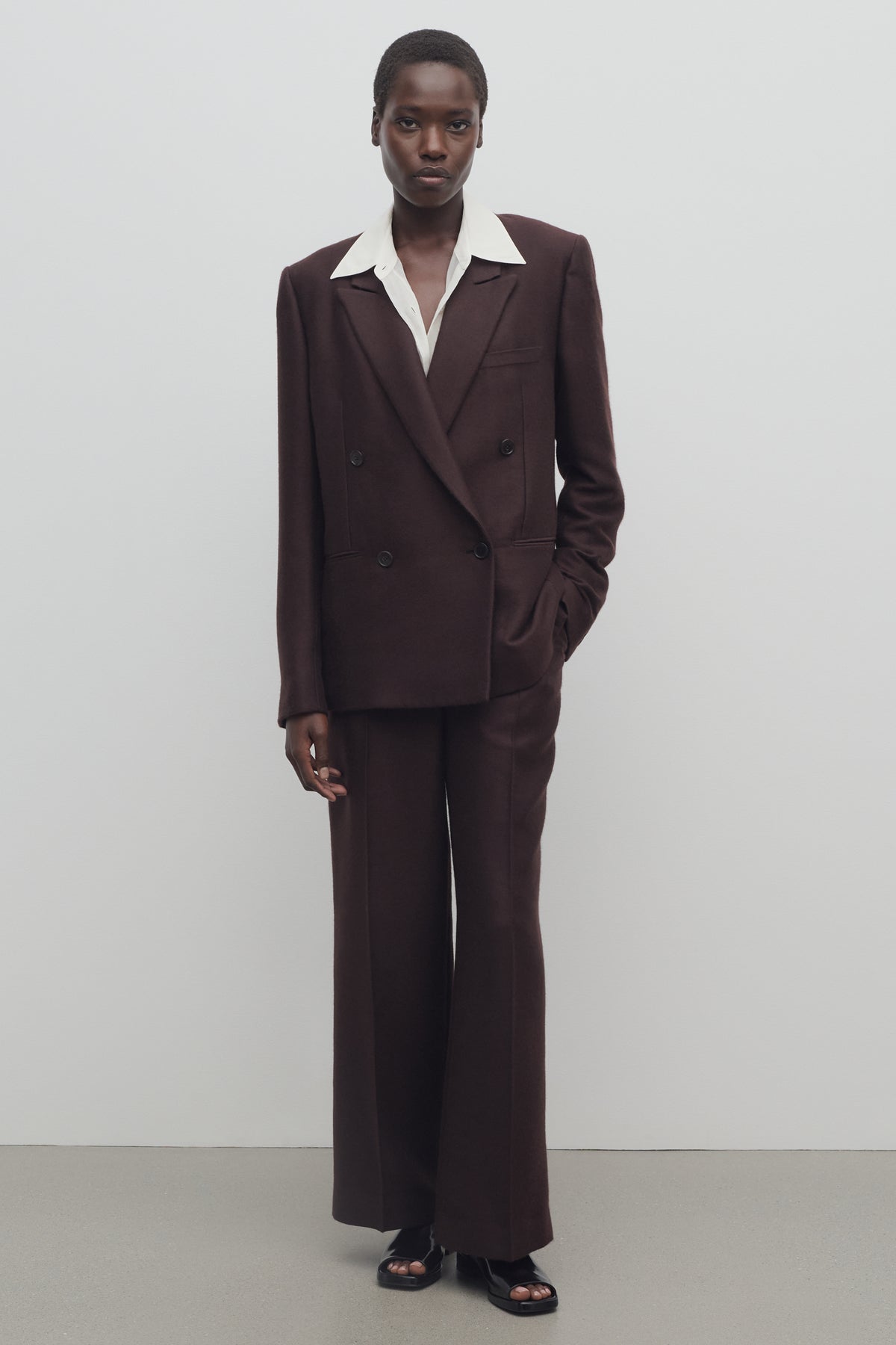 Noxy Pantaloni in Cashmere e Seta