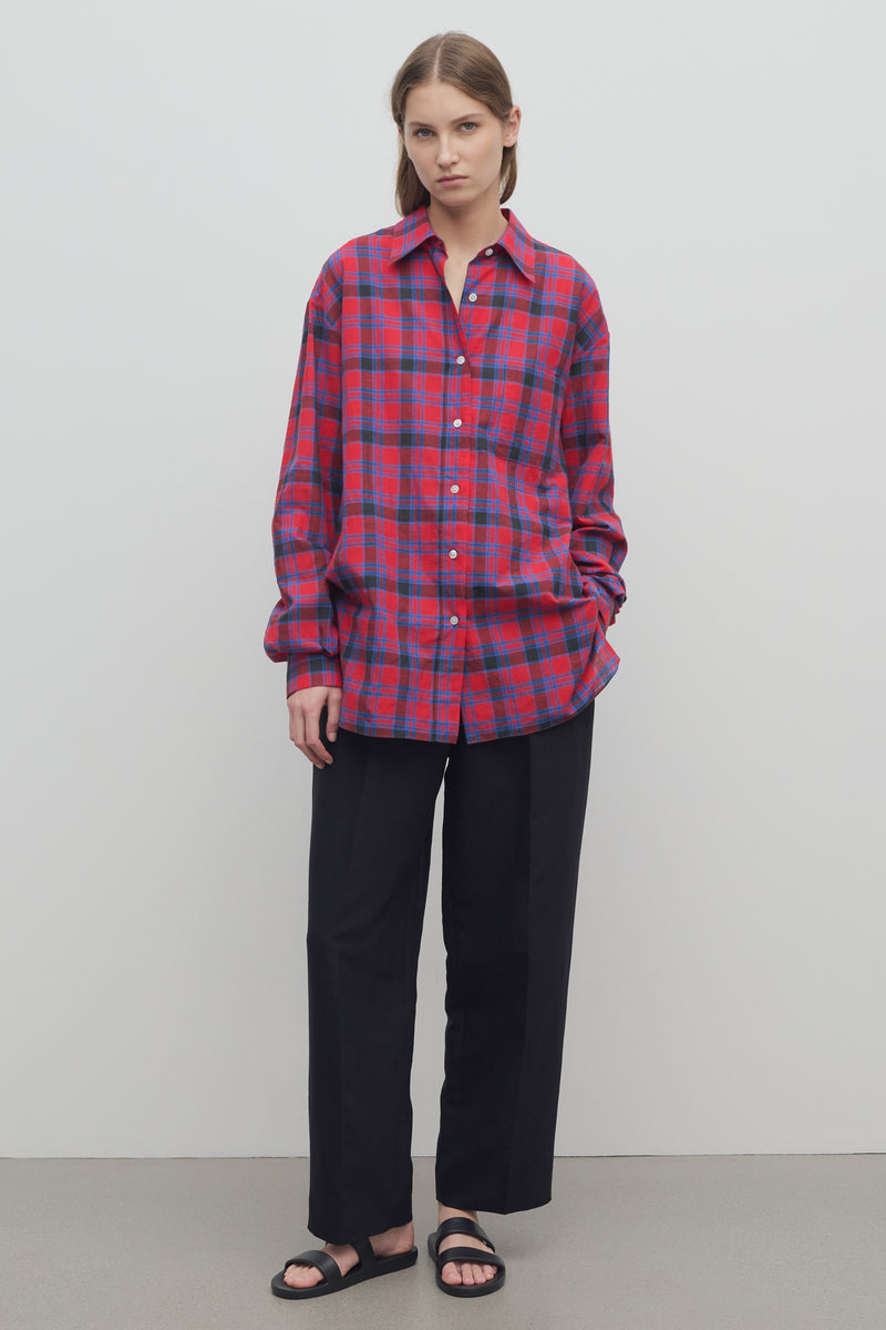 Lilas Pant in Wool and Linen