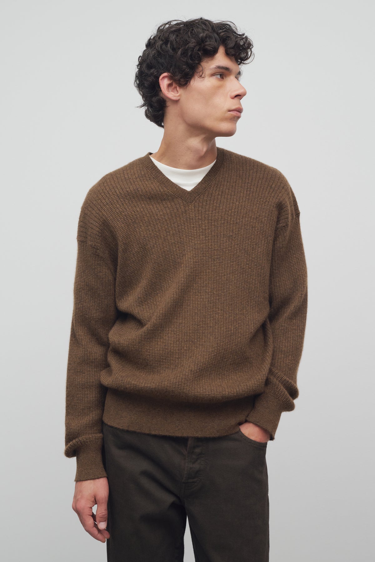 Thayer Sweater in Cashmere and Silk