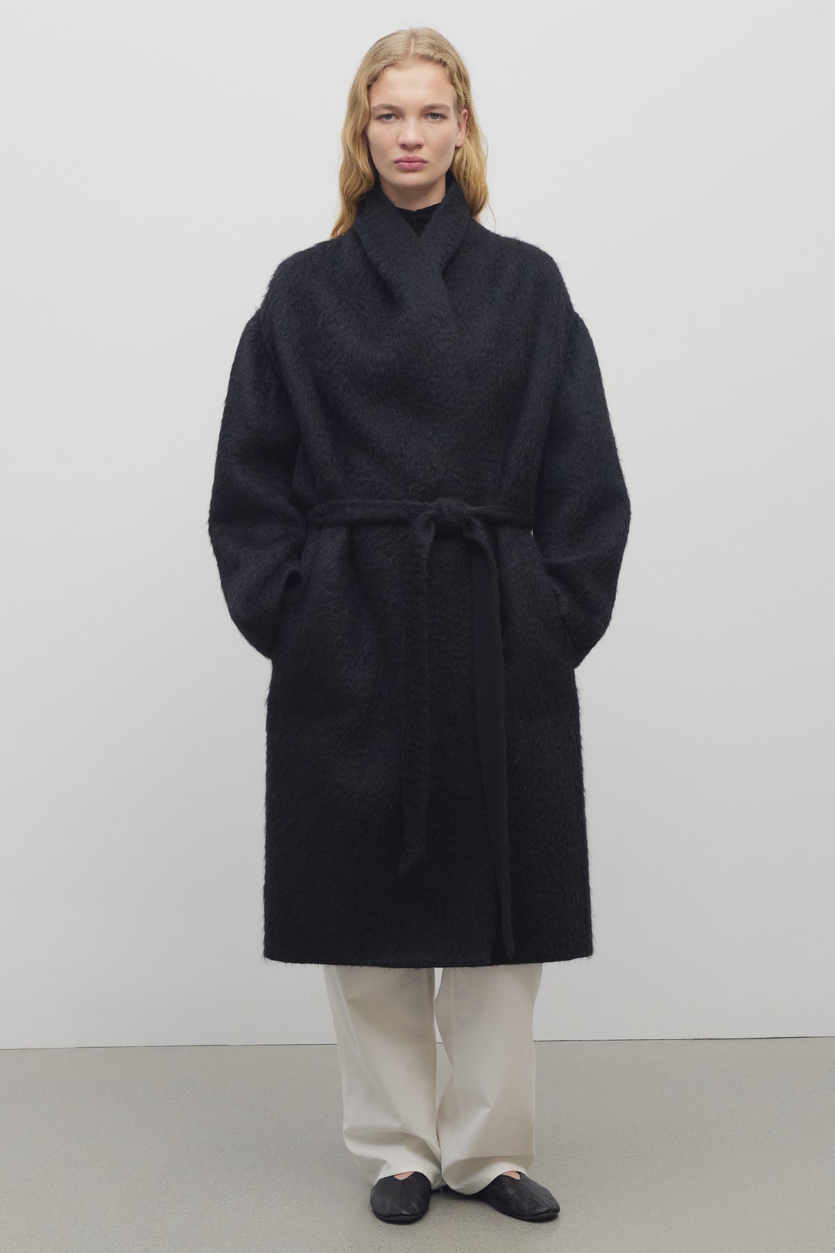Aneta Cappotto in Lana e Alpaca
