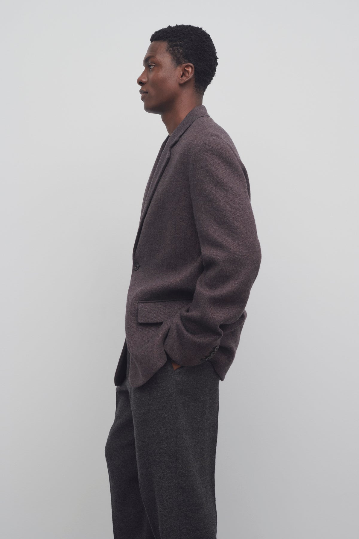 Eligio Jacket in Linen and Wool