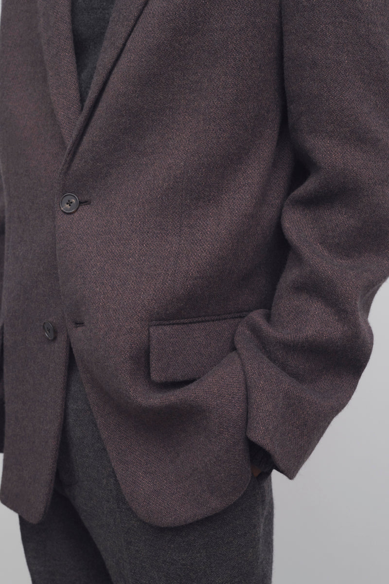 Eligio Jacket in Linen and Wool