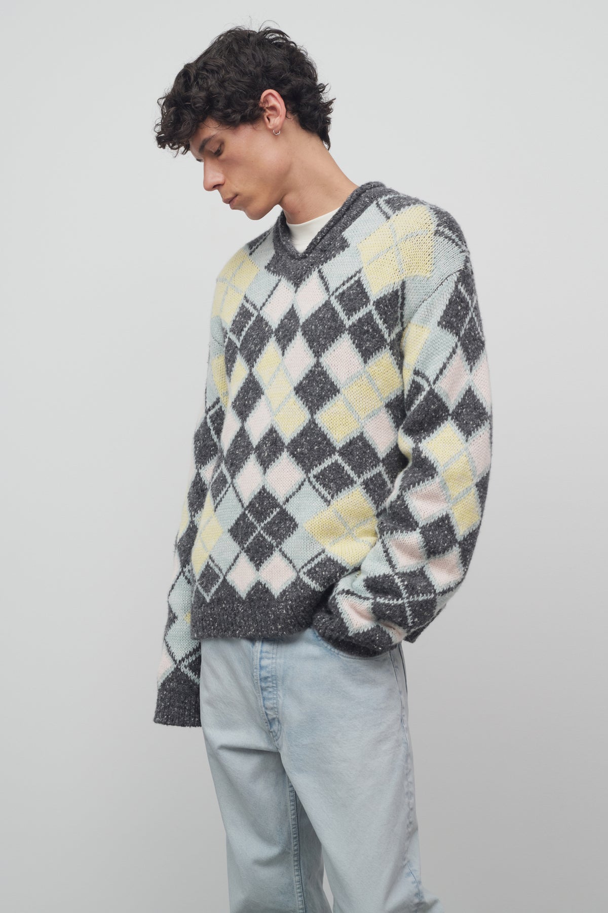 Edoardo Sweater in Cashmere and Polyamide