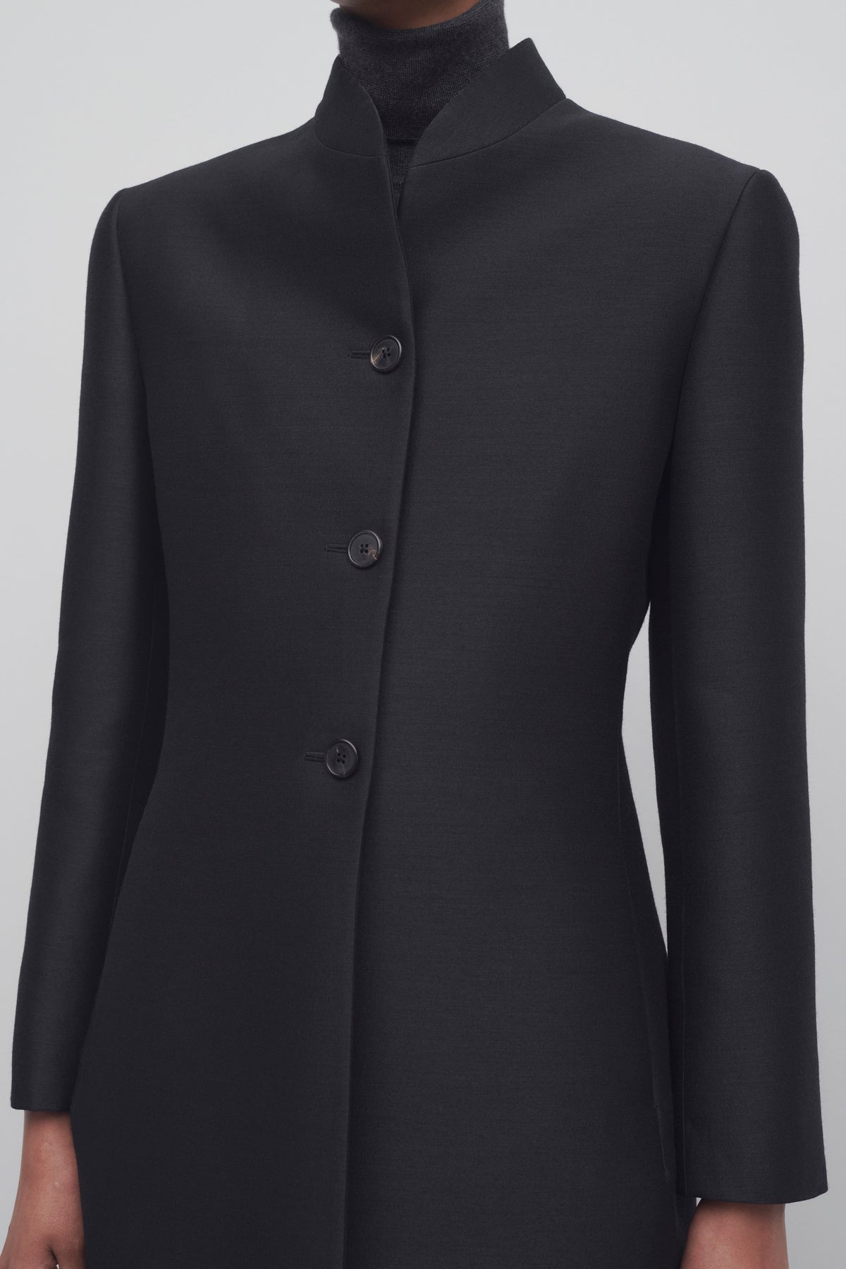 Byrne Jacket in Wool and Silk