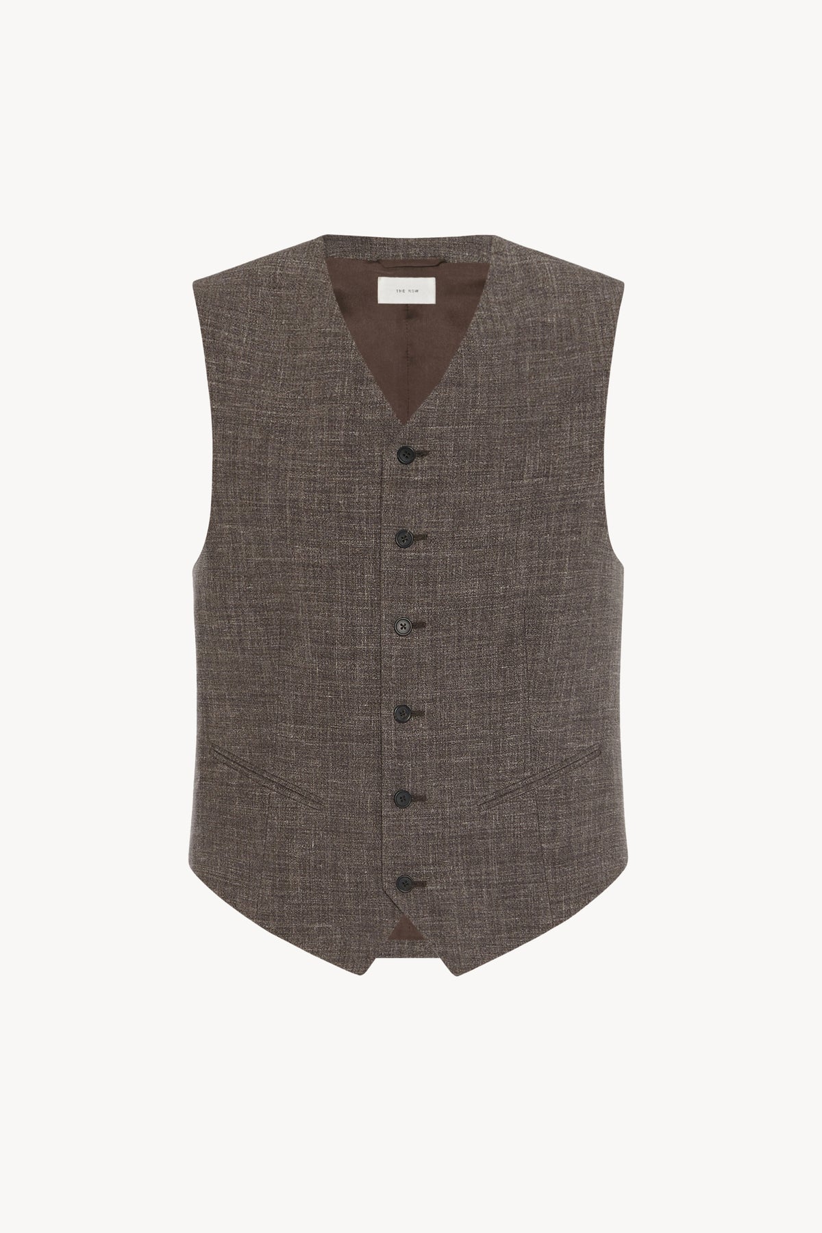 Yuri Vest in Silk, Linen, and Virgin Wool