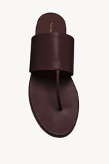 Signum Flat Sandal in Leather