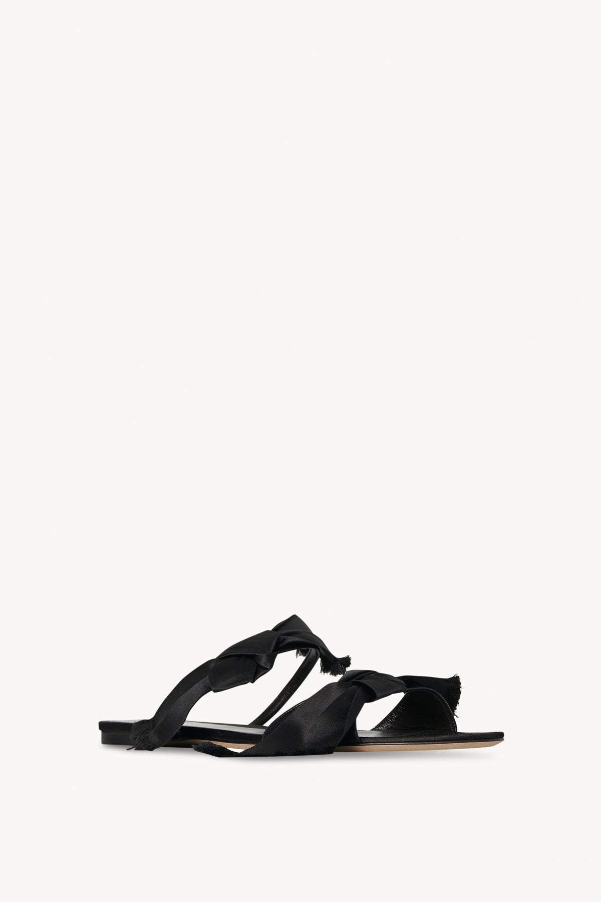 Vika Knot Sandal in Satin