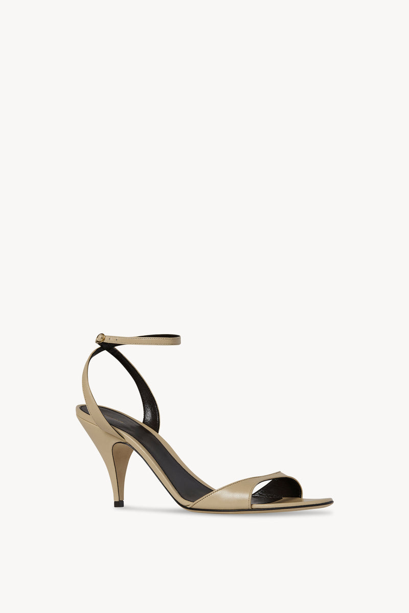 Vika Ankle Strap Heel in Leather