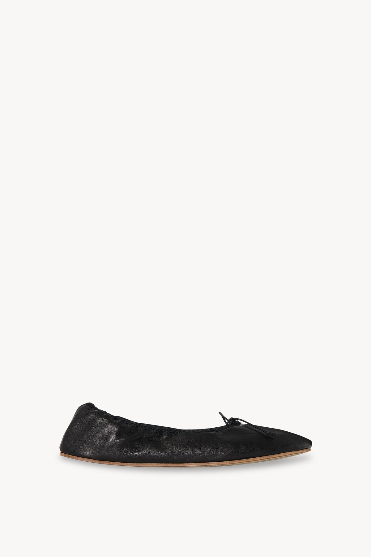 Ballerine Arrotondate Basse in Pelle