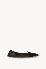 Ballerine Arrotondate Basse in Pelle
