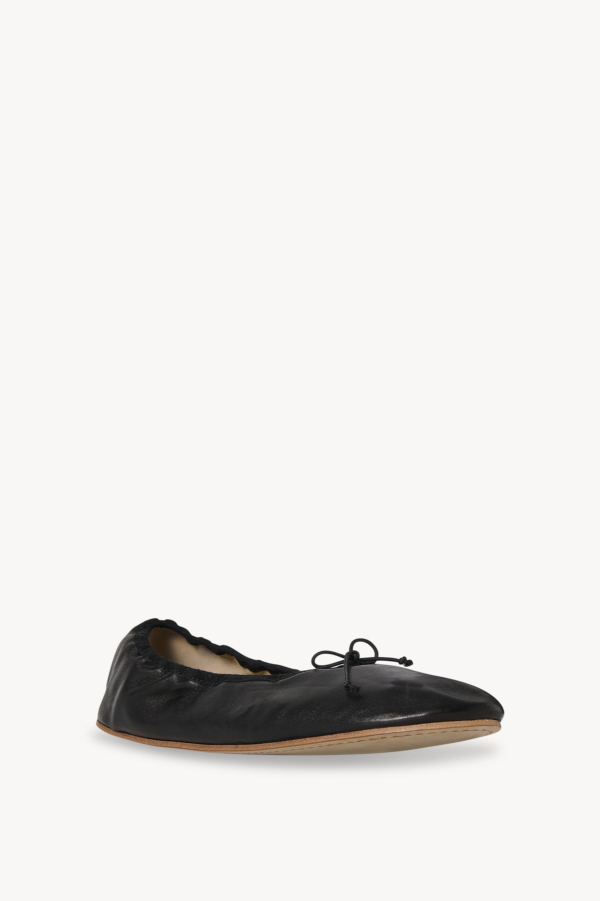 Ballerine Arrotondate Basse in Pelle