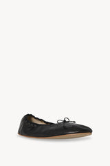 Ballerine Arrotondate Basse in Pelle