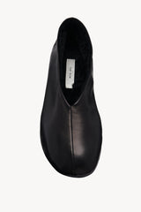 Stellaレザー＆ムートンスリッパ