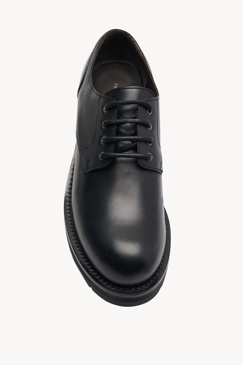 Derby Lug Sole Shoe in Leather