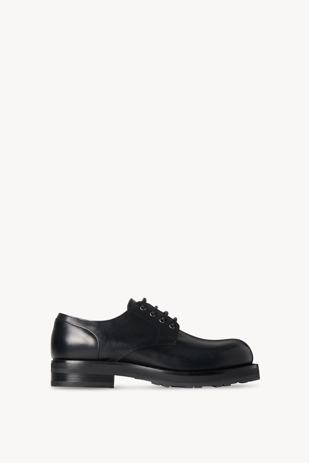 Derby Lug Sole Shoe in Leather