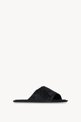 Frances Open Toe Slipper in Seta e Acetato