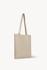 Flat Tote in Leather