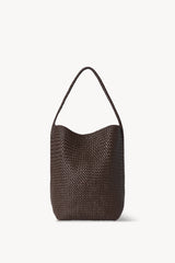 Medium Woven N/S Tote Sac en Cuir