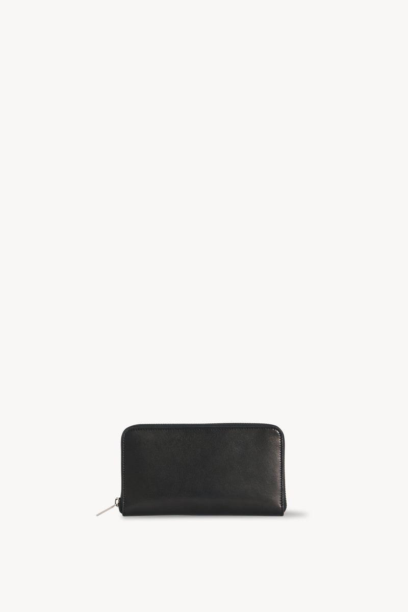 Large Zip Wallet in Leather