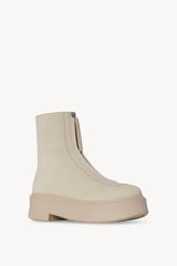 Zipped Boot I in pelle 