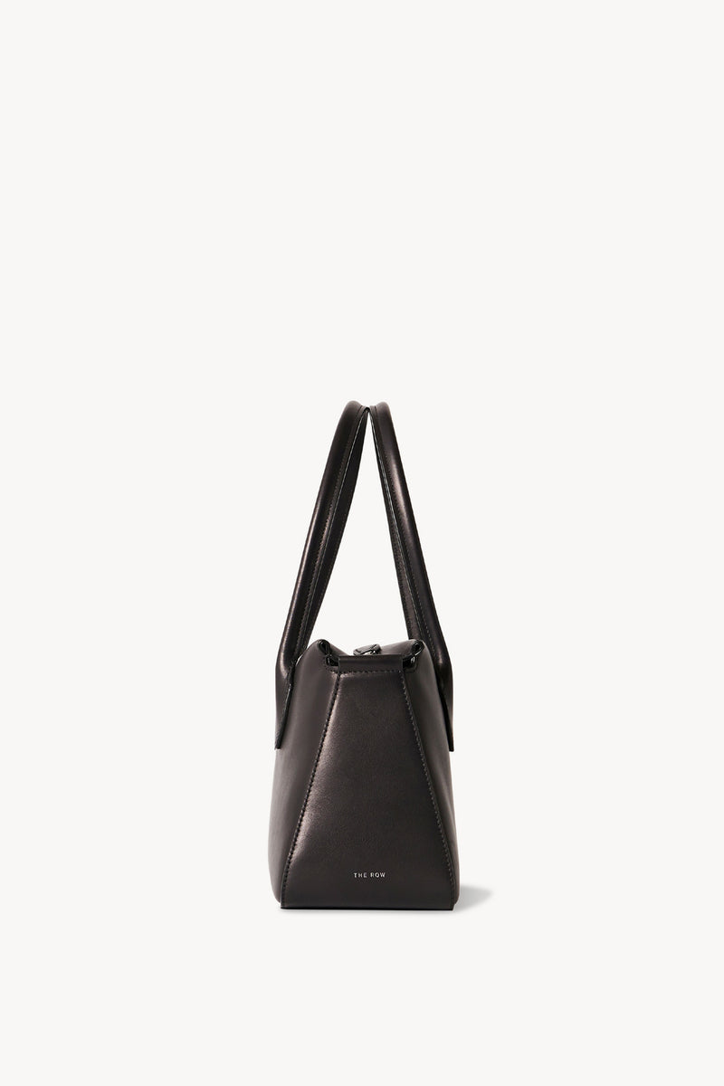 E/W Top Handle Bag in Leather