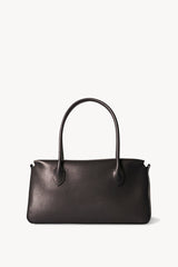 E/W Top Handle Bag in Leather